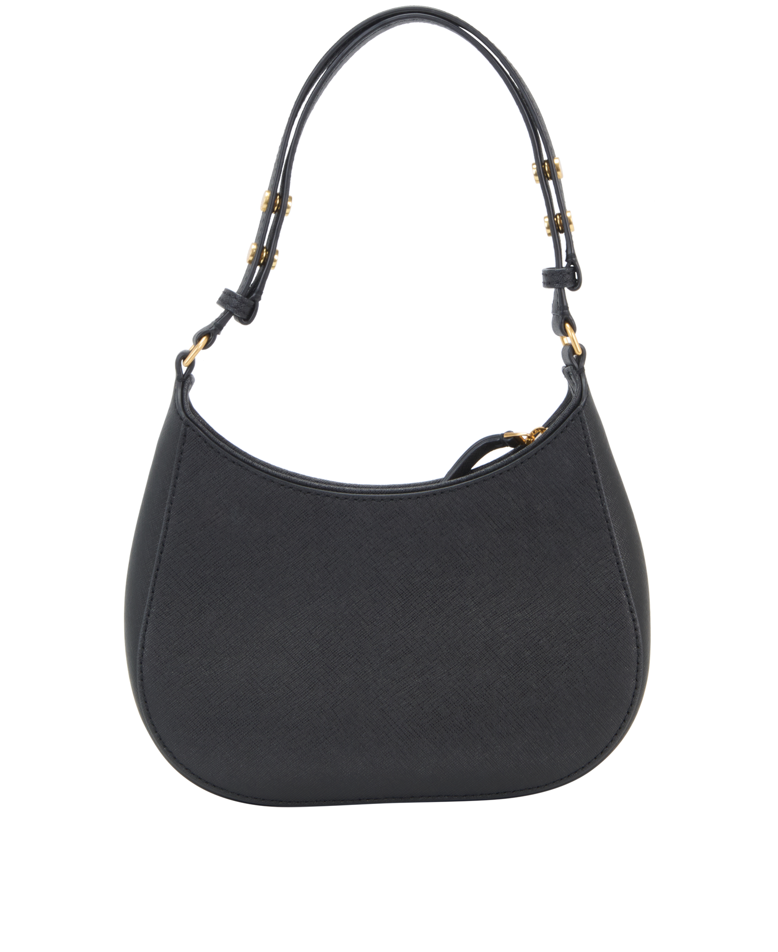 Emerson, &pound;150, Handbags, Black, Leather, Back view